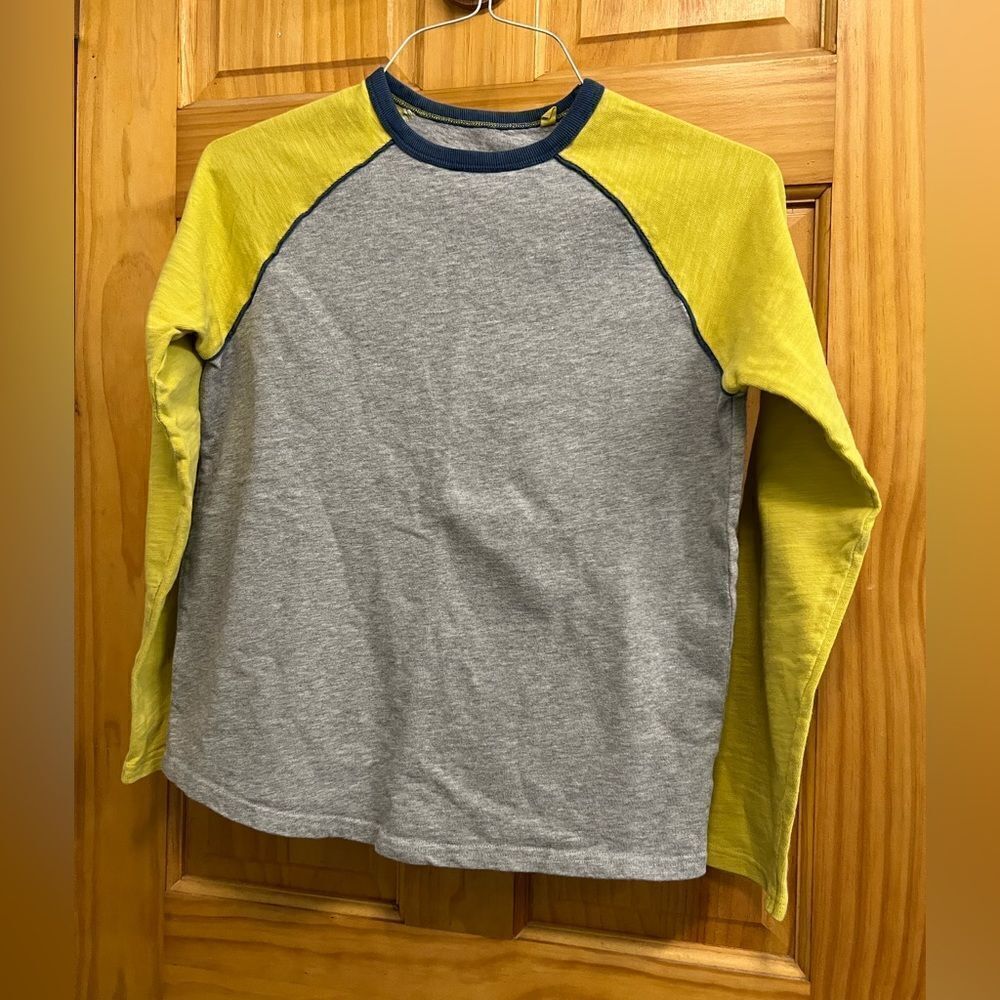 Boden 13-14 youth long sleeve color block shirt